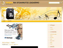 Tablet Screenshot of hudbanastiahnutiezadarmo.com